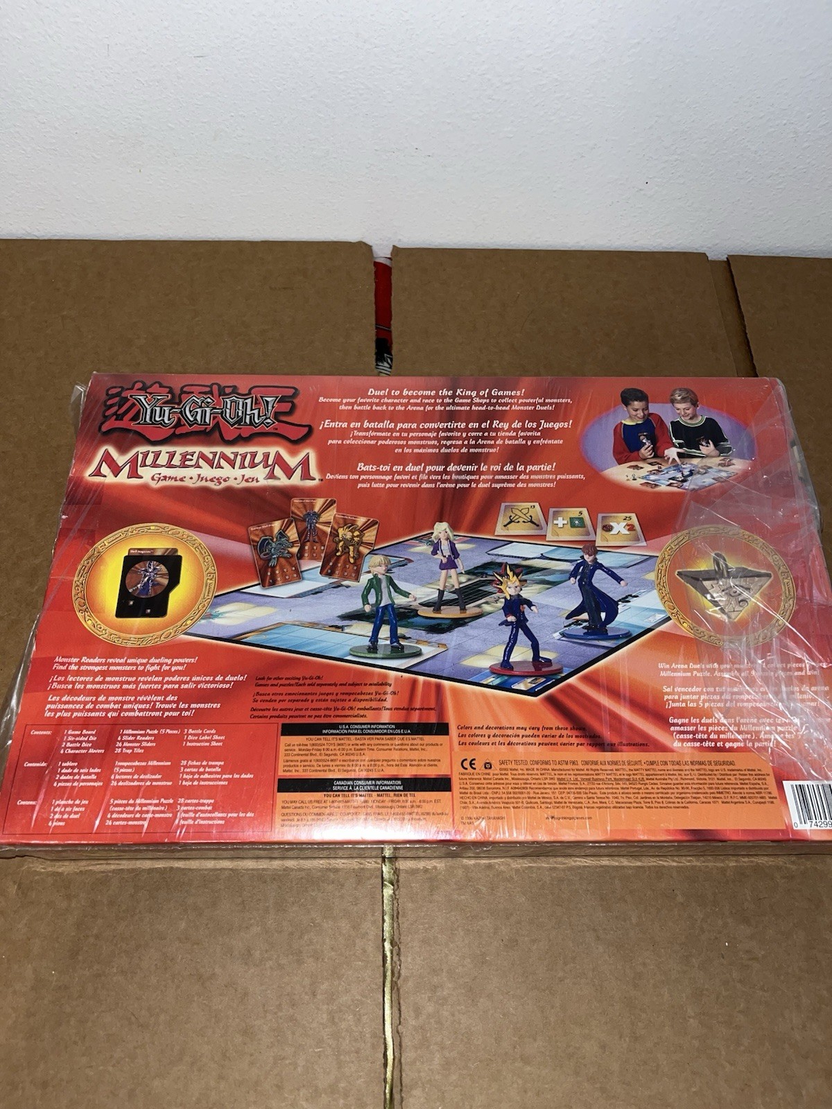 Yu-Gi-Oh! Millennium Board Game Fantasy Theme with Figurines Included Ages 6+