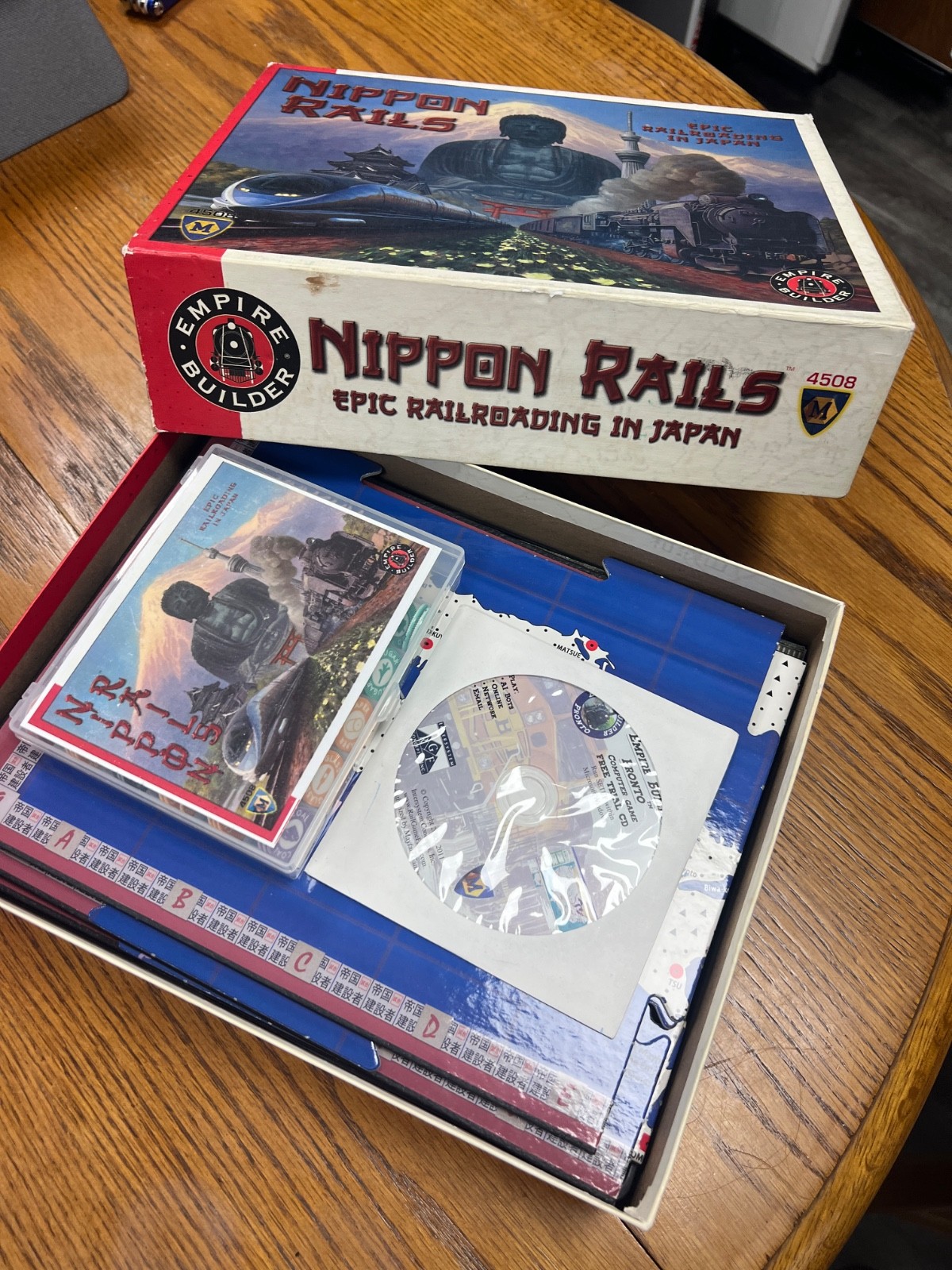 Nippon Rails board game -epic railroading in Japan
