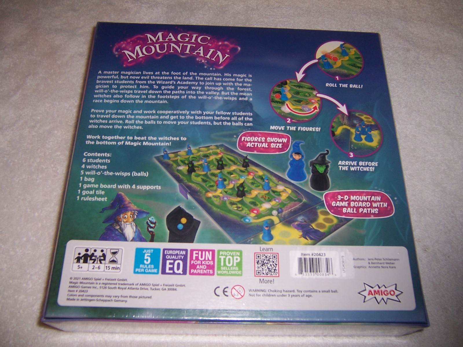 Magic Mountain Board Game NEW SEALED Amigo Witch Wizard