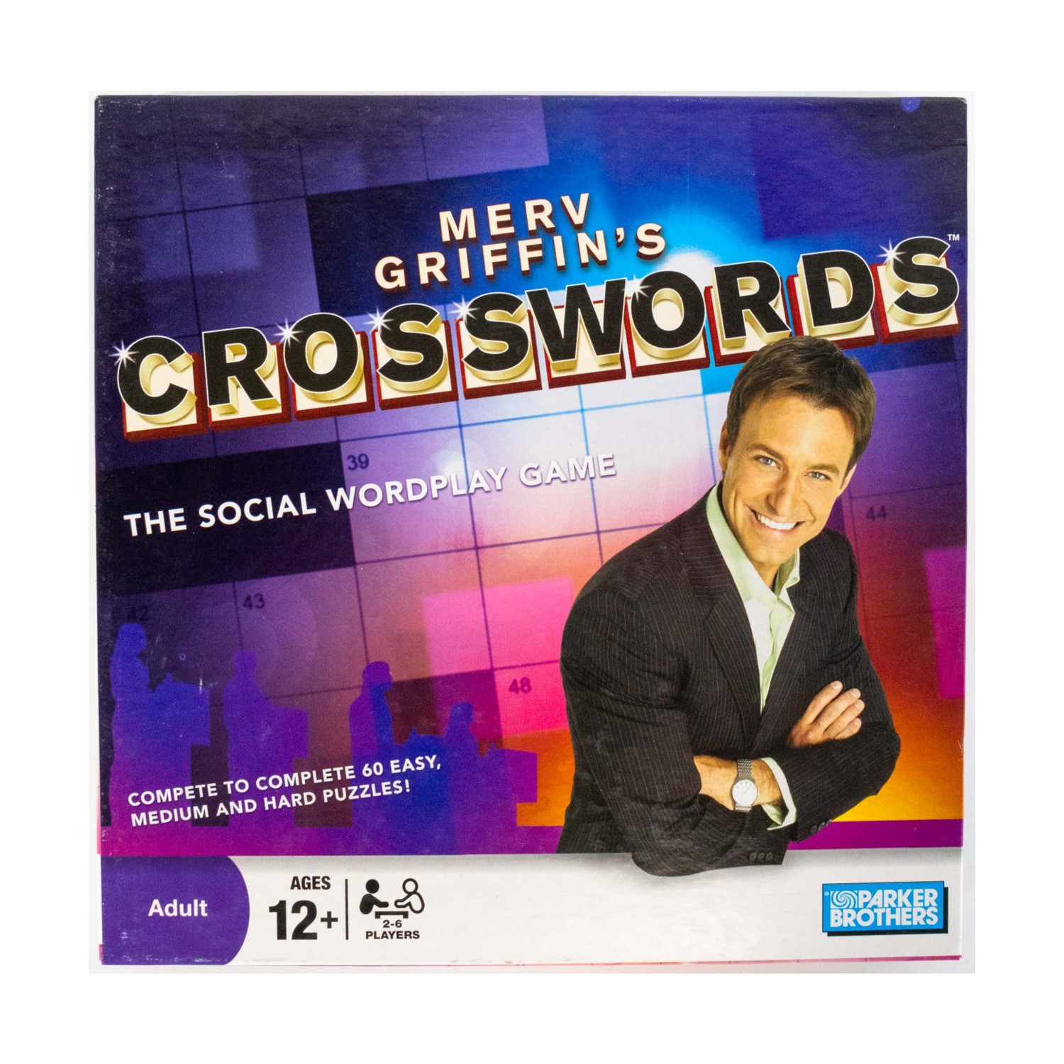 Parker Bros Boardgame Merv Griffin’s Crosswords Box VG+/NM