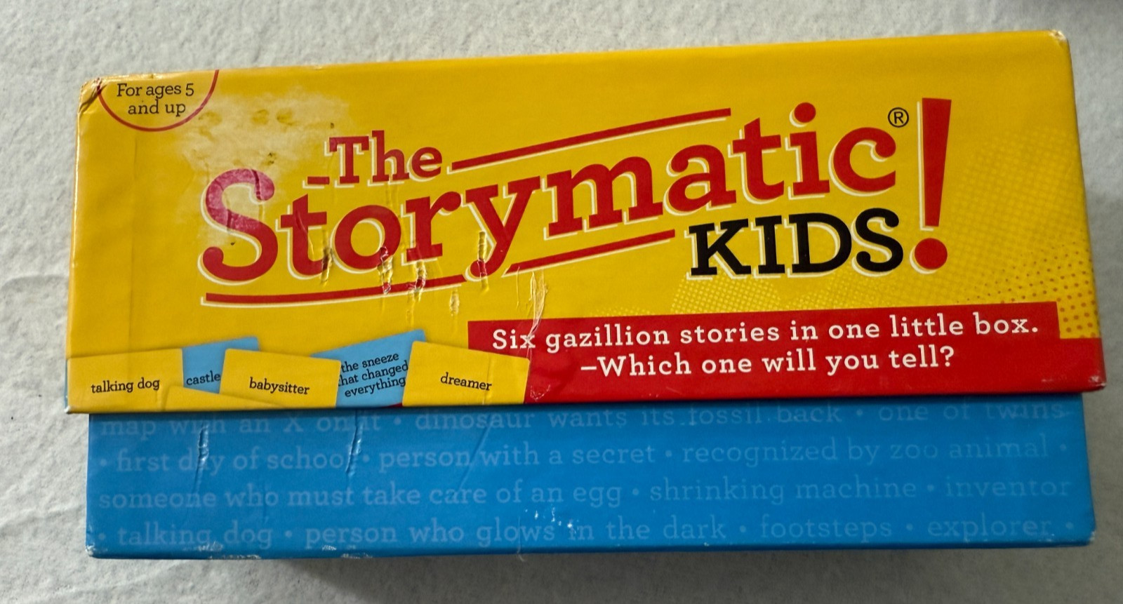 THE STORYMATIC KIDS Storytelling Card Game Writing Prompts Family Game Ages 5+