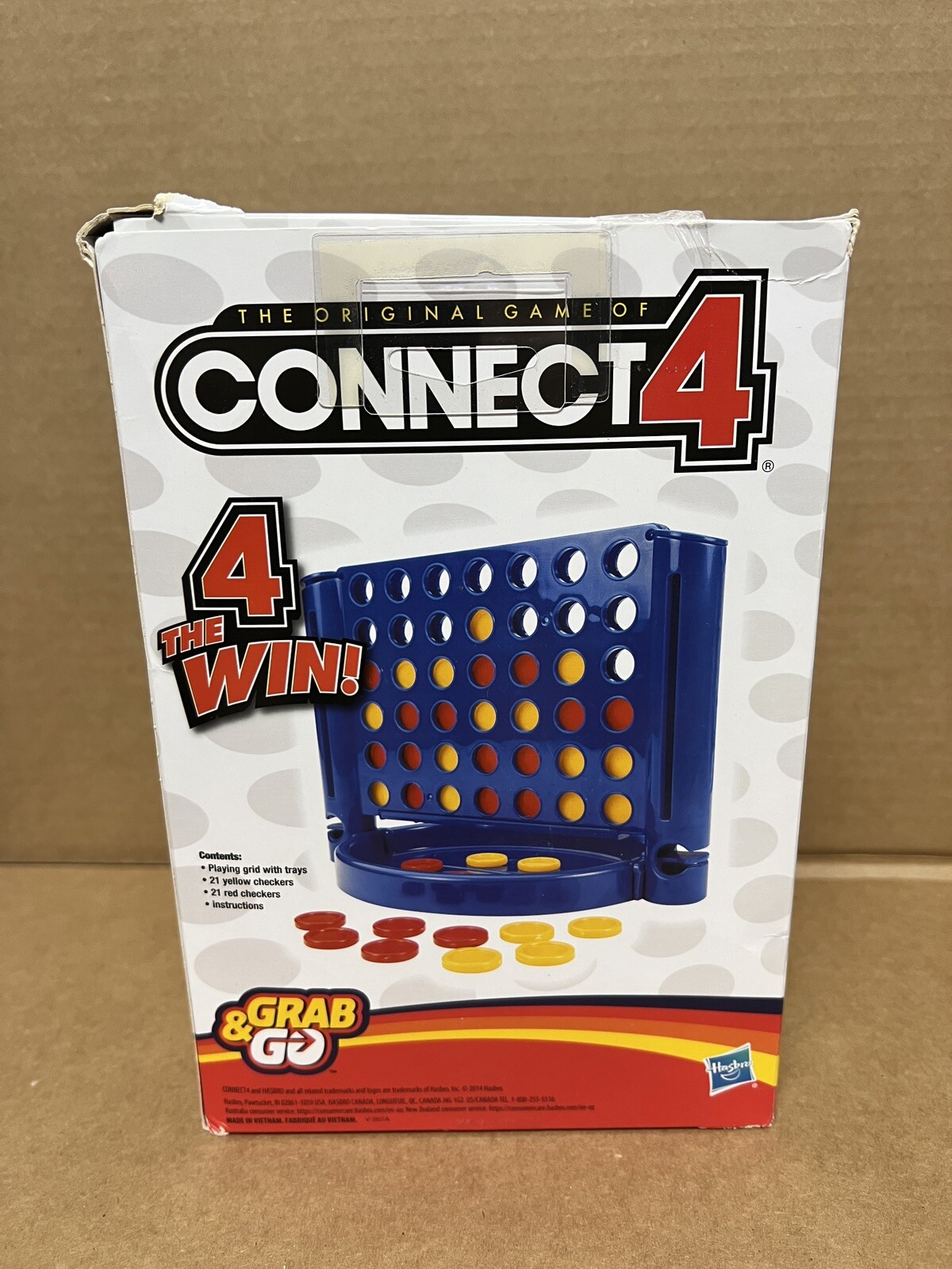 Connect 4 Grab and Go Game (Travel Size)