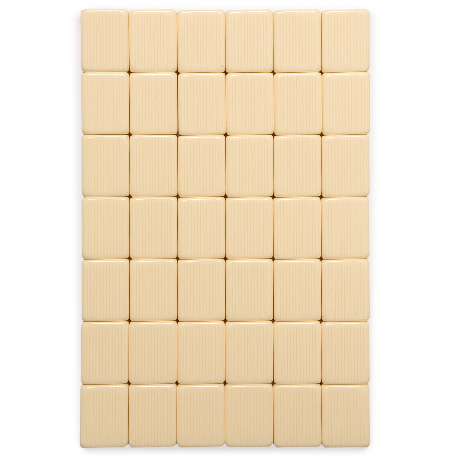Set of 166 American Mahjong Tiles, “Ivory Stripes” (Tiles Only Set)