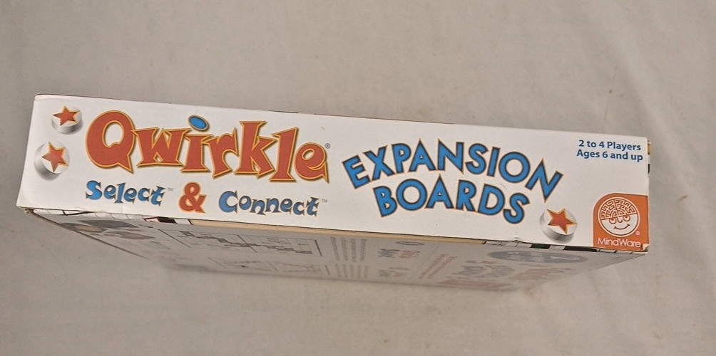 Qwirkle Expansion Boards Game SEALED MindWare 2013 Strategy Select and Connect