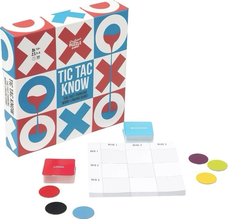 NEW Professor Puzzle Tic Tac Know Party Game Fast Word Game 2–6 Players