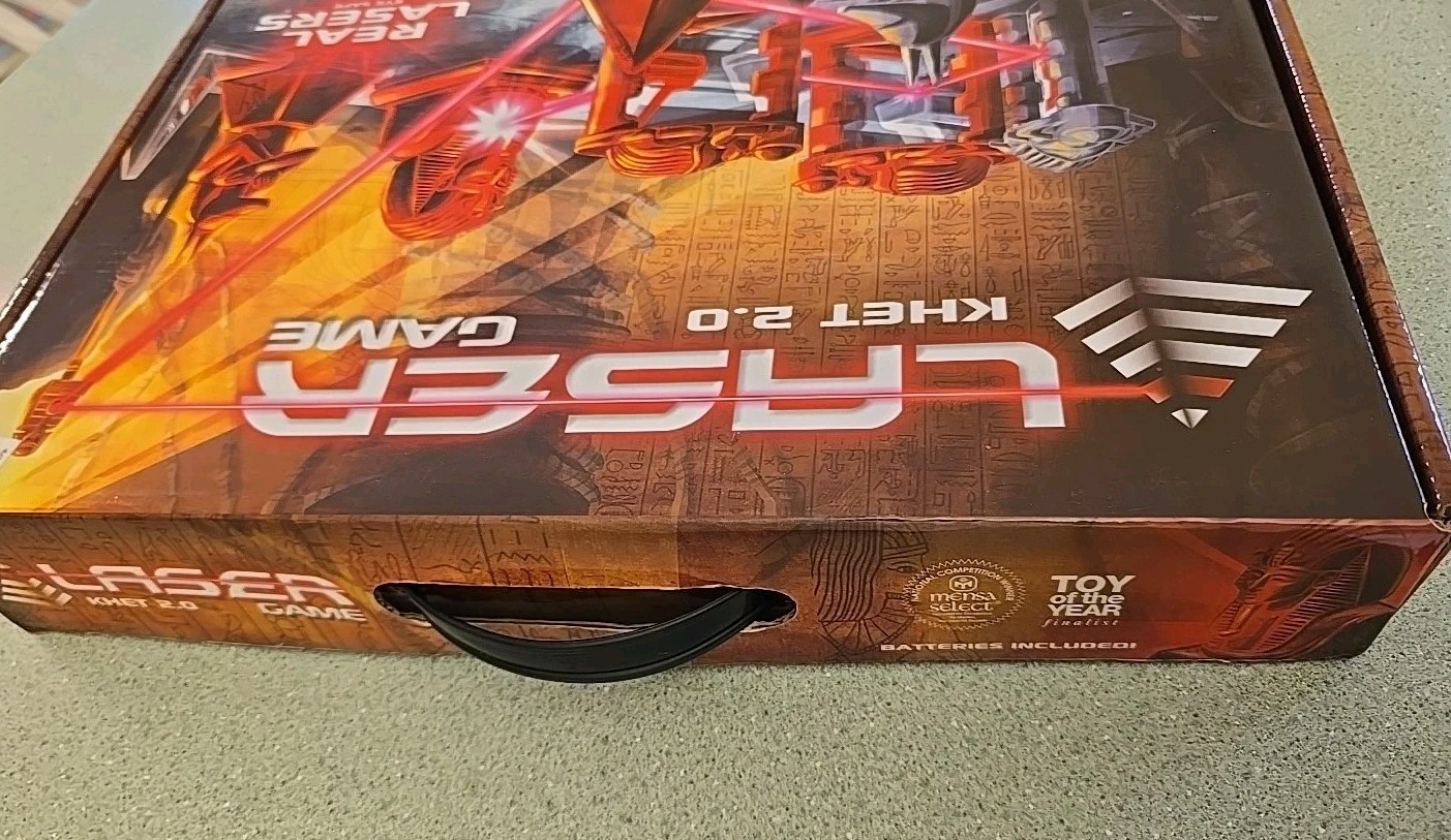Laser Khet 2.0 Board Game Strategy Mensa ~ 100% COMPLETE, TESTED WORKS