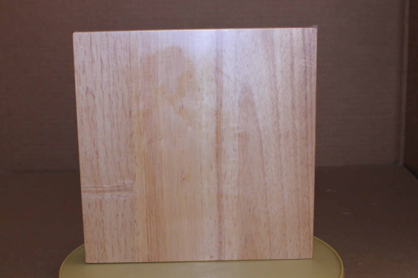 OPEN BOX / Square Roulette Board Game Wood