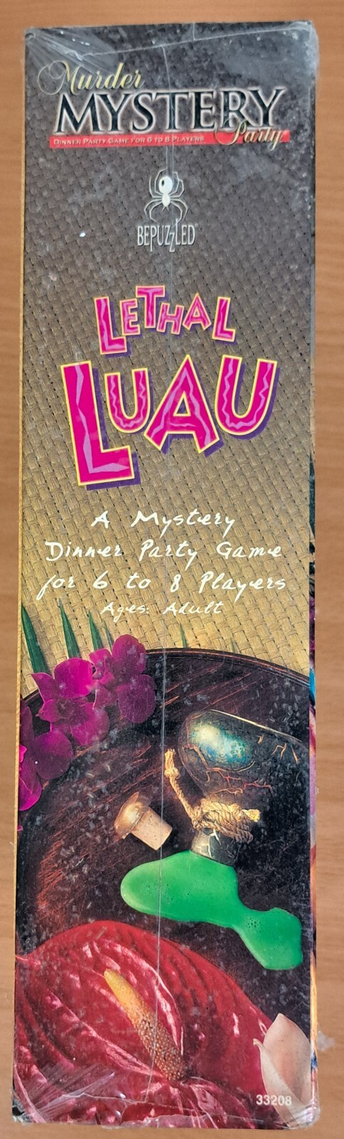 Murder Mystery Party Lethal Luau Dinner Party Game 6-8 Players Sealed – 2003