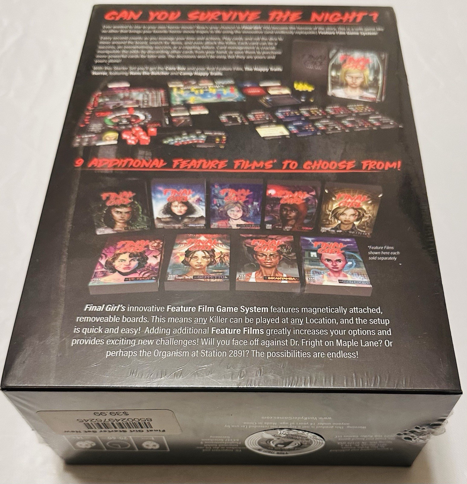 NEW Final Girl Starter Set Game with Core Box and Final Girl Happy Trails Horror