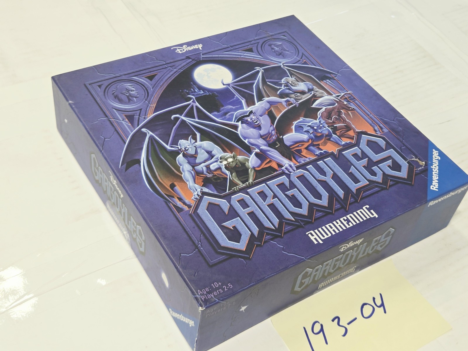 Ravensburger Disney Gargoyles Awakening Family Board Game 2-5 Players 10+ Used