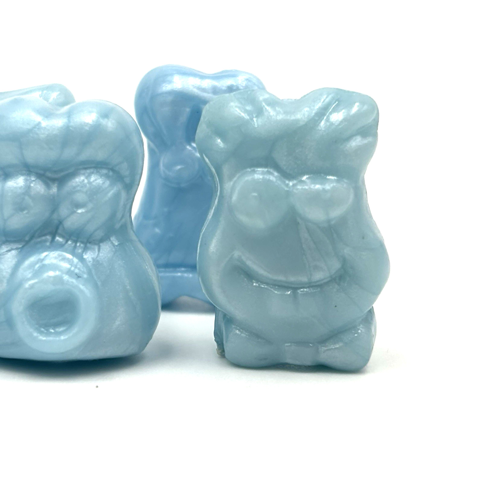 Lot of ORIGINAL 1996 Light Blue Metallic Toothpaste Gogos Crazy Bones