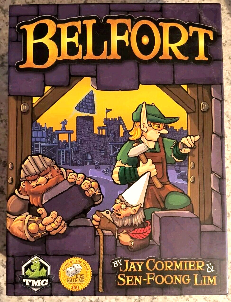 BELFORT By Tasty Minstrel Games TMG 1st Edition Out Of Print Complete MINT