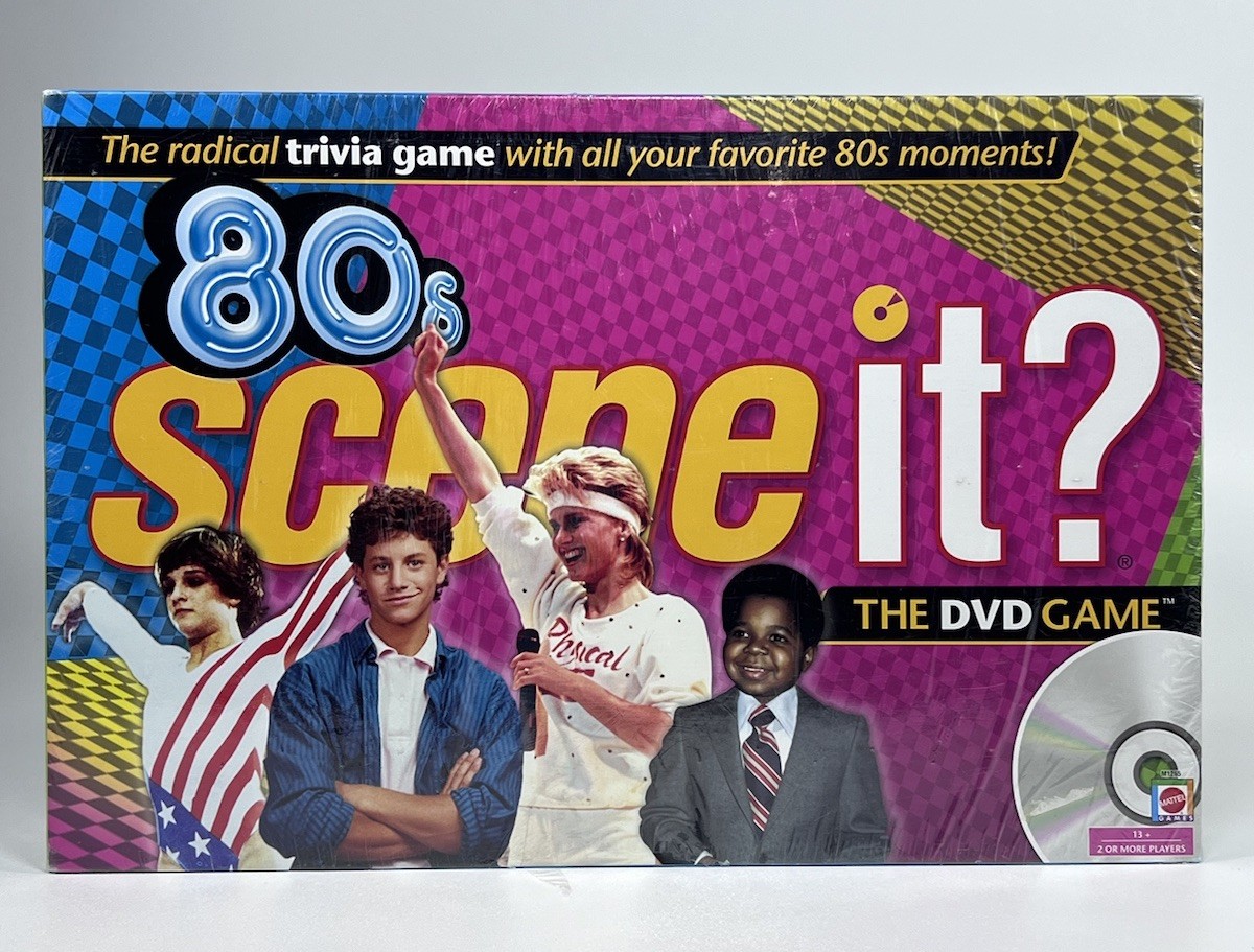 80s Scene It 1980s DVD Trivia Board Game NEW FACTORY SEALED (2009) Mattel (*pic)