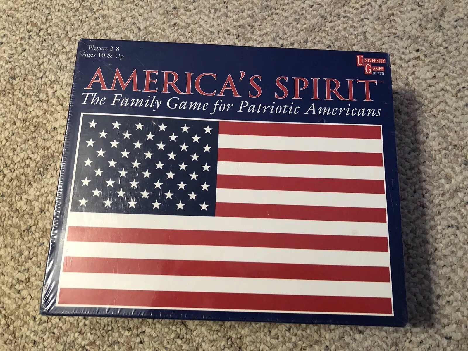 America’s Spirit Game The Family Game for Patriotic Americans New Sealed 01776