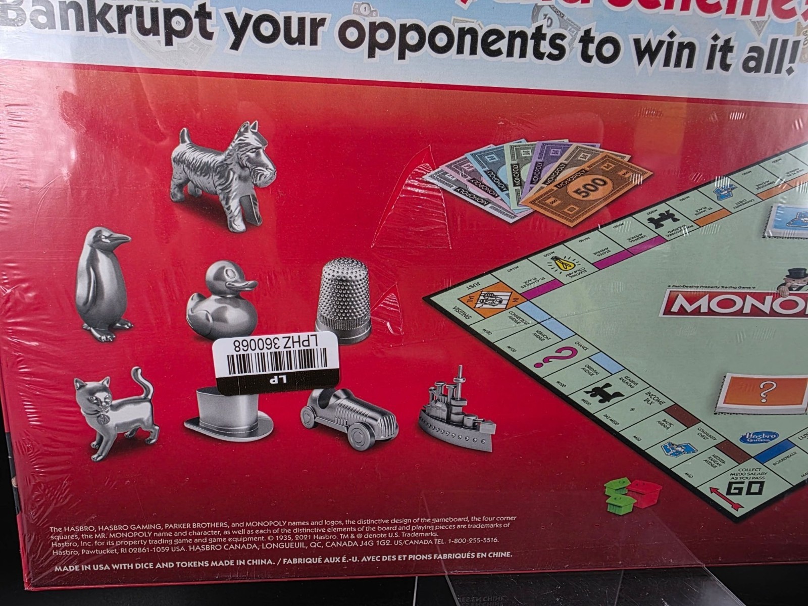Monopoly Classic Board Game Hasbro Fast Dealing Property Trading Family Fun