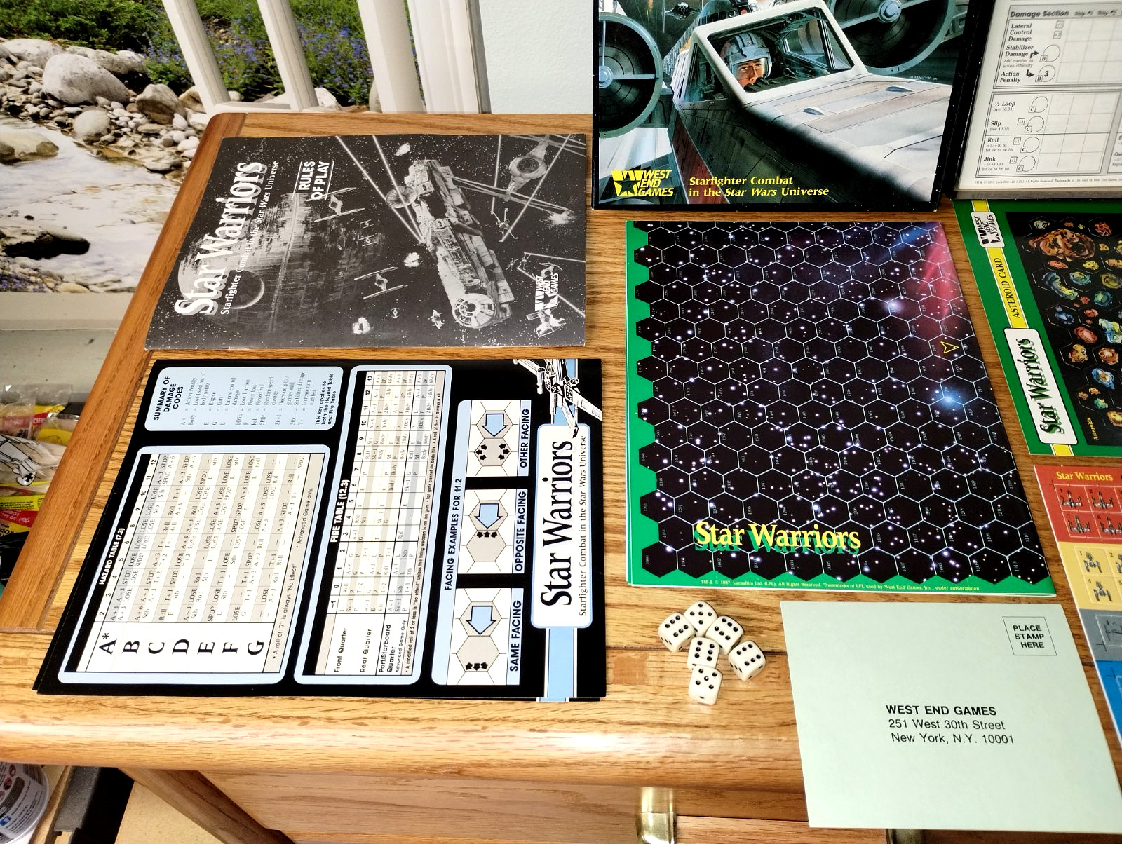 Star Wars 1987 STAR WARRIORS Unpunched West End Games RPG Game in Box UNUSED