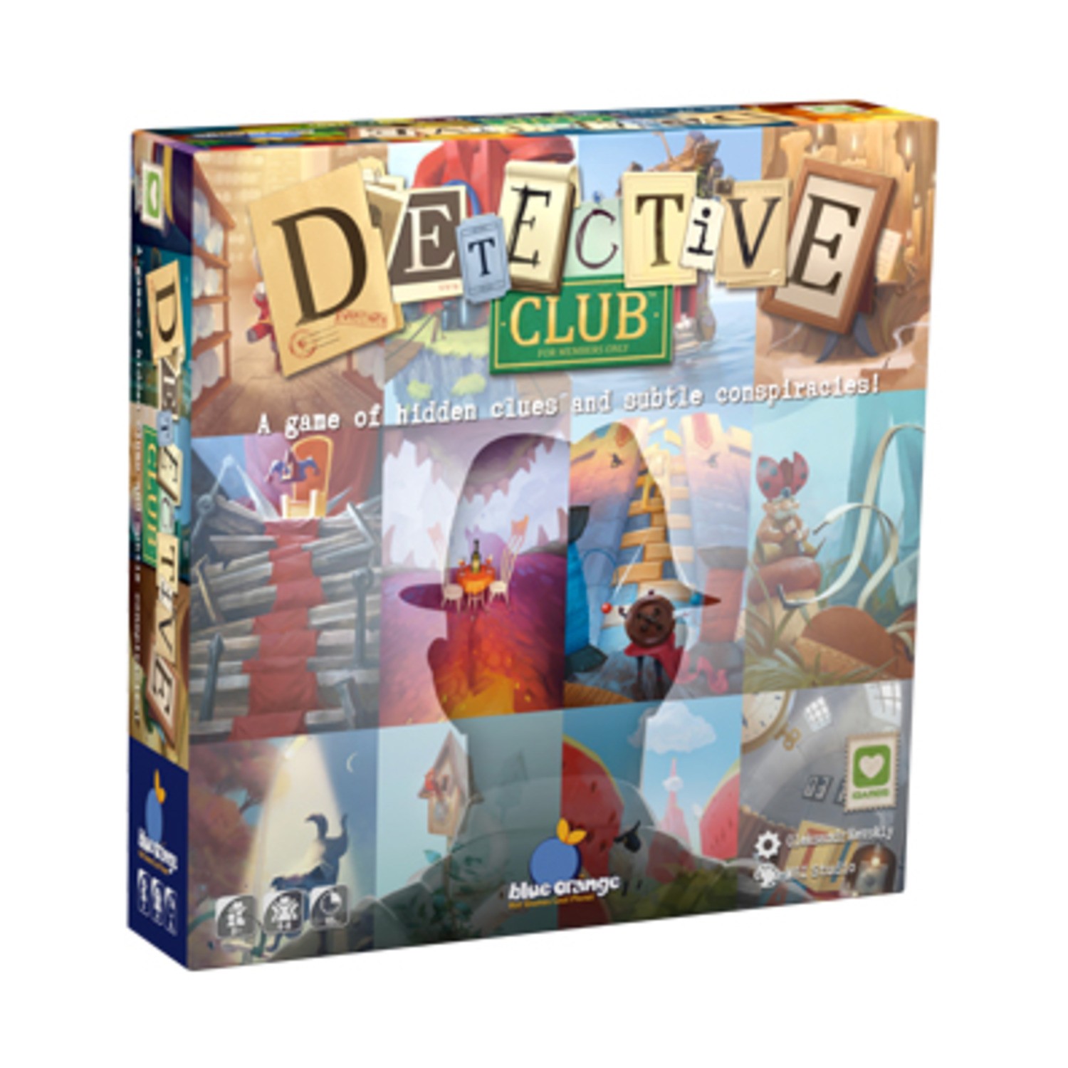 Blue Orange Boardgame Detective Club Box VG+/NM