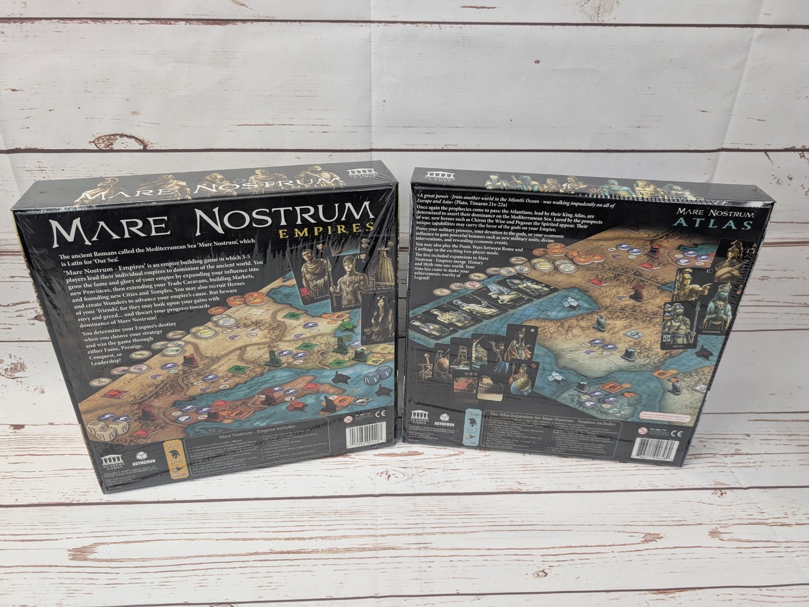 Mare Nostrum Empires Board Game with Atlas Expansion NIS Academy Games
