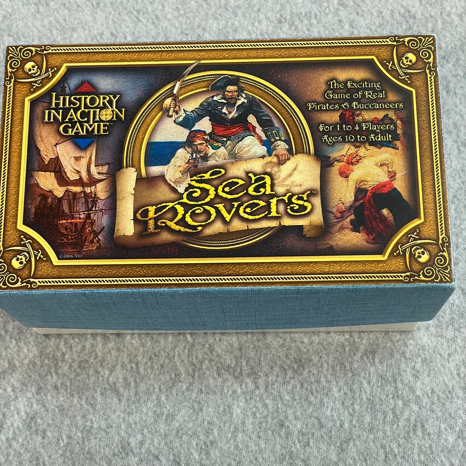 VTG 2006 Sea Rover Board Game 2.0 Edition History in Action Pirate Strategy READ