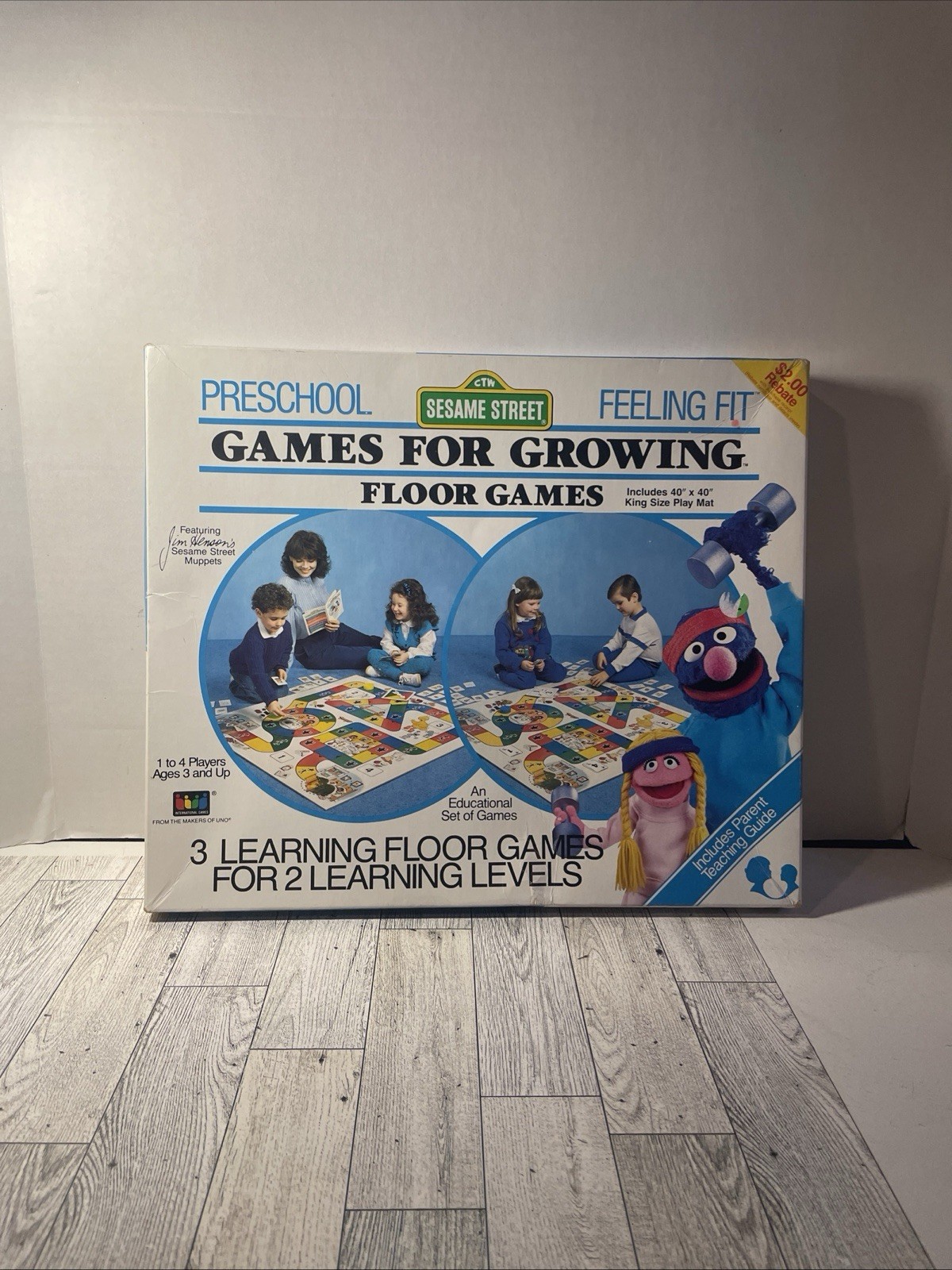 Sesame Street Games For Growing Preschool Floor Game Feeling Fit
