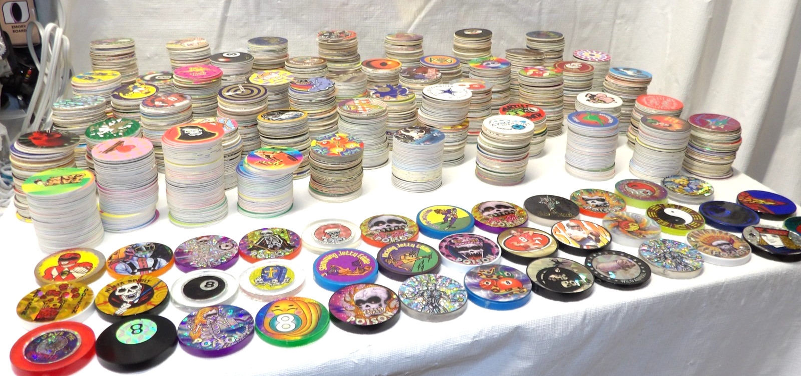 Pogs!!• 100 Pogs & 2 Plastic Slammers!• FREE SHIPPING!• See Pics & Description!•
