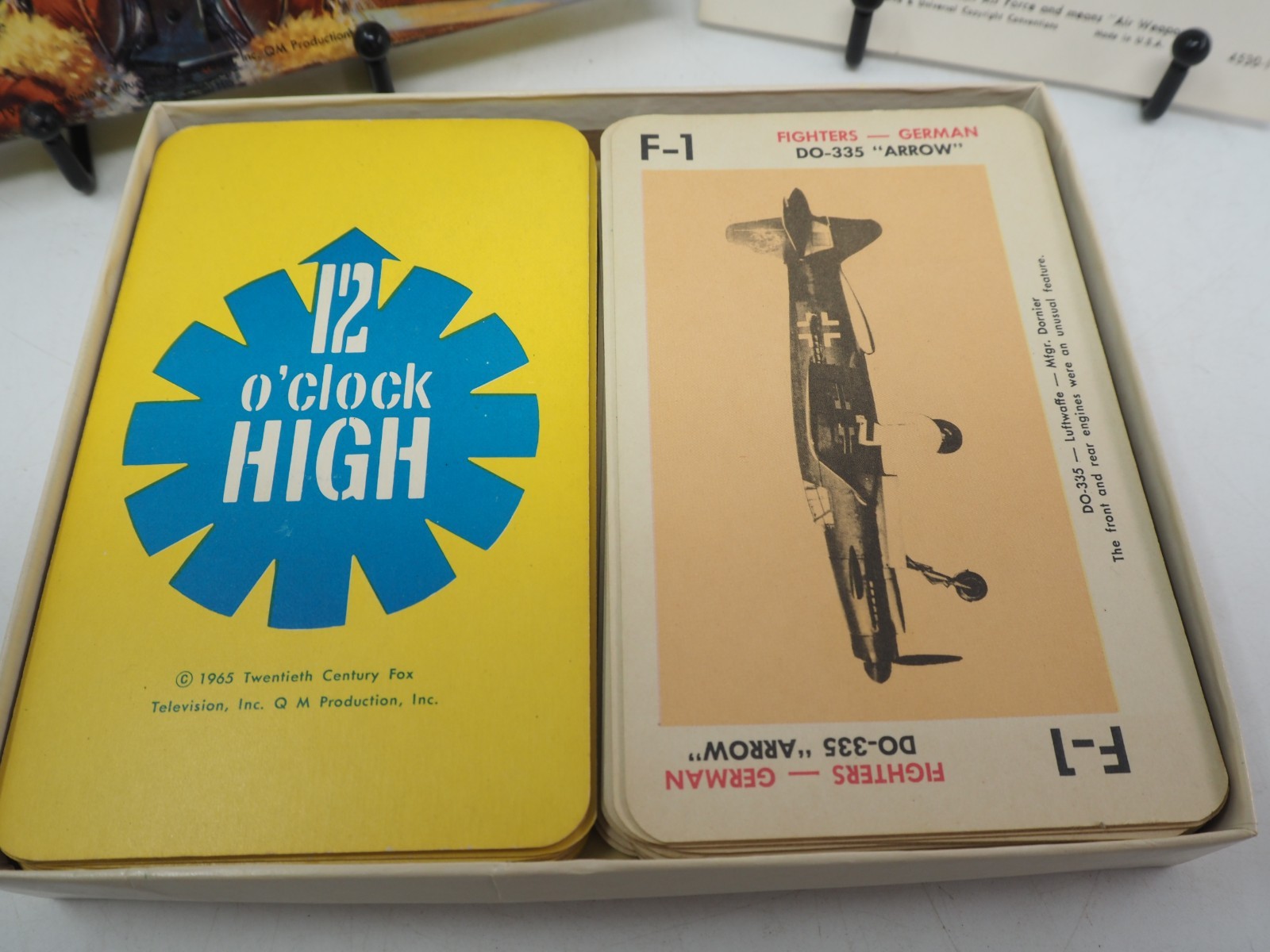 Card Game 12 O’clock High by Milton Bradley 1965 Vintage Complete