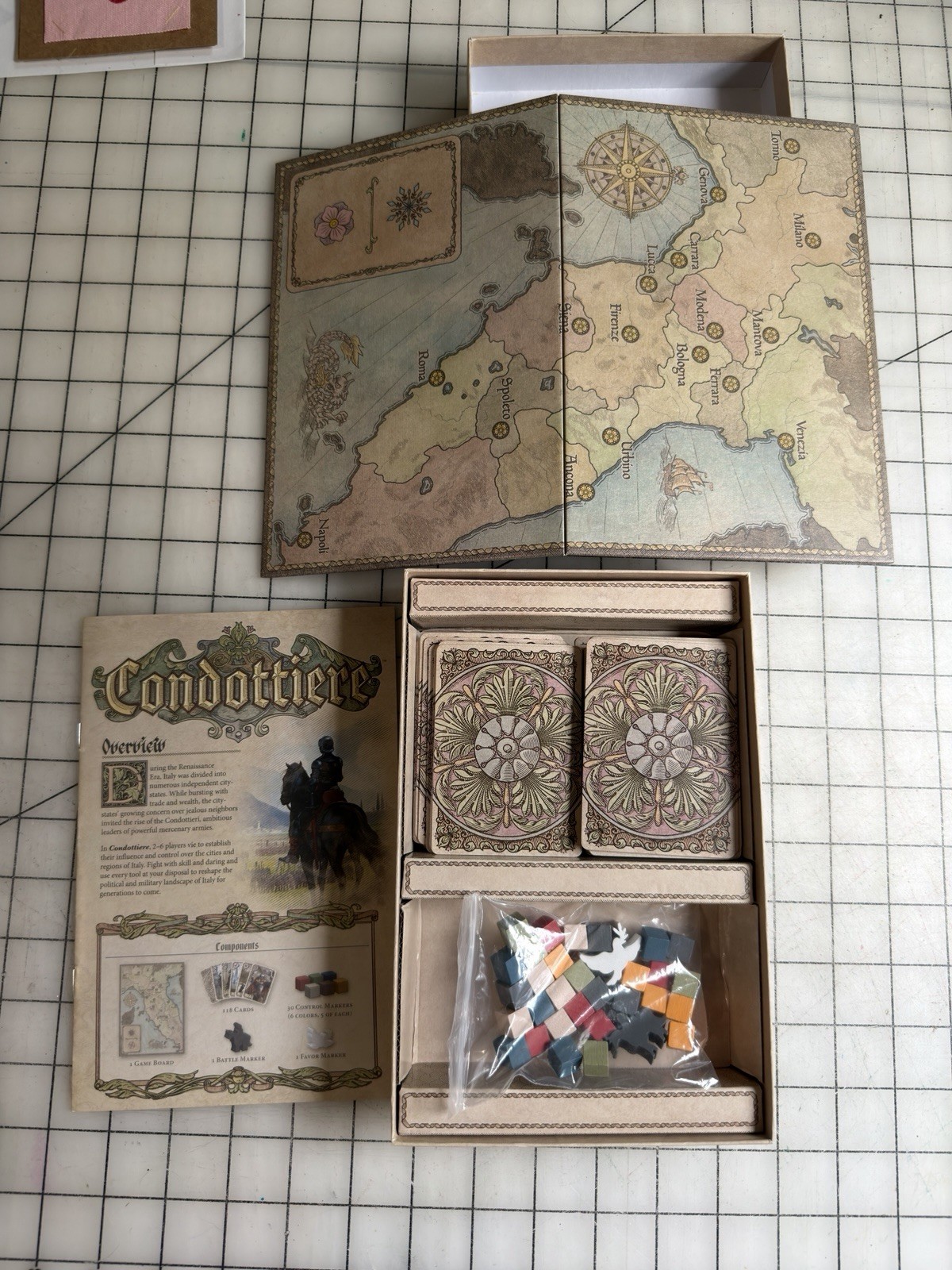 Condottiere Board Game Dominique Ehrhard 2018 Z-Man Games OOP – 100% Complete