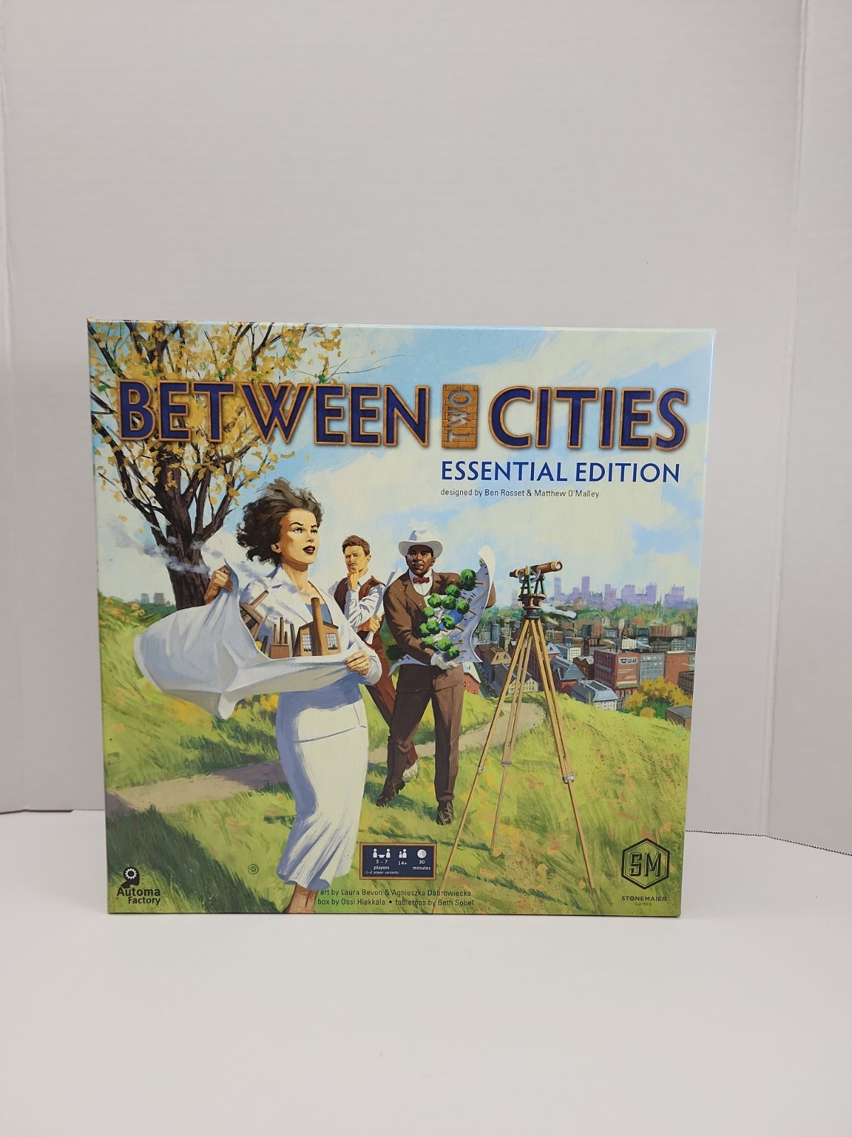 Between Two Cities Essential Edition Board Game Stonemaier Games Used Complete