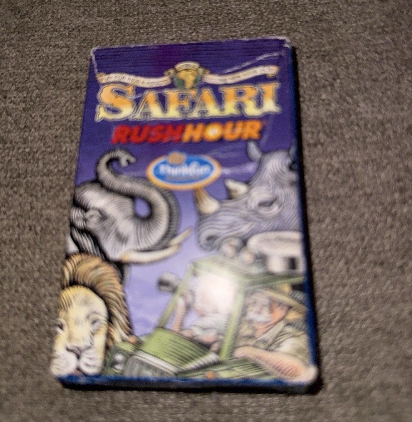 Vintage Safari Rush Hour Jungle Escape Game 2007 Challenge Puzzle Complete Read