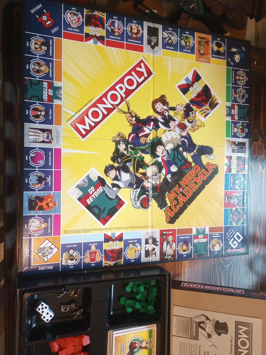 MONOPOLY MY HERO ACADEMIA, ANIMEE, COMPLETE, 2019 BOARD GAME, 6 TOKENS