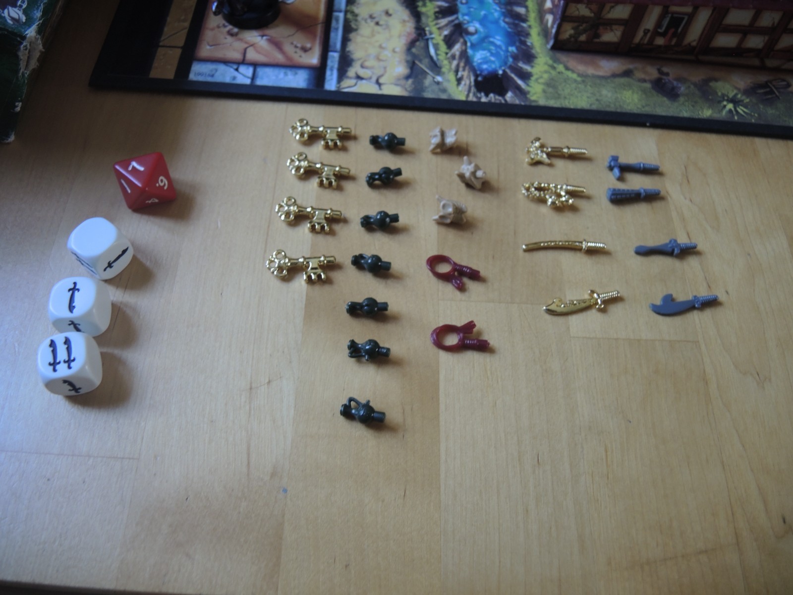 The Black Eye – Village of Horror – Schmidtspiele 100% complete 1992 Unpainted