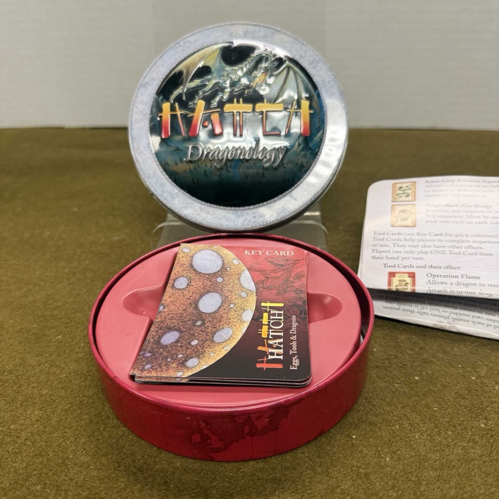 Hatch Dragonology Card Game Pack Tin Sababa Toys Complete