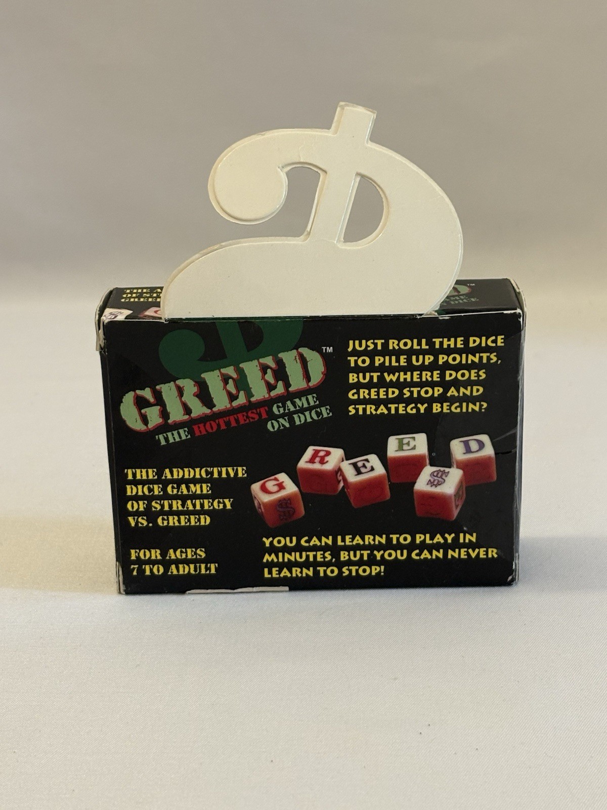 Greed-the hottest game on dice by TDC Games. Complete Except Pencil. Dice Game