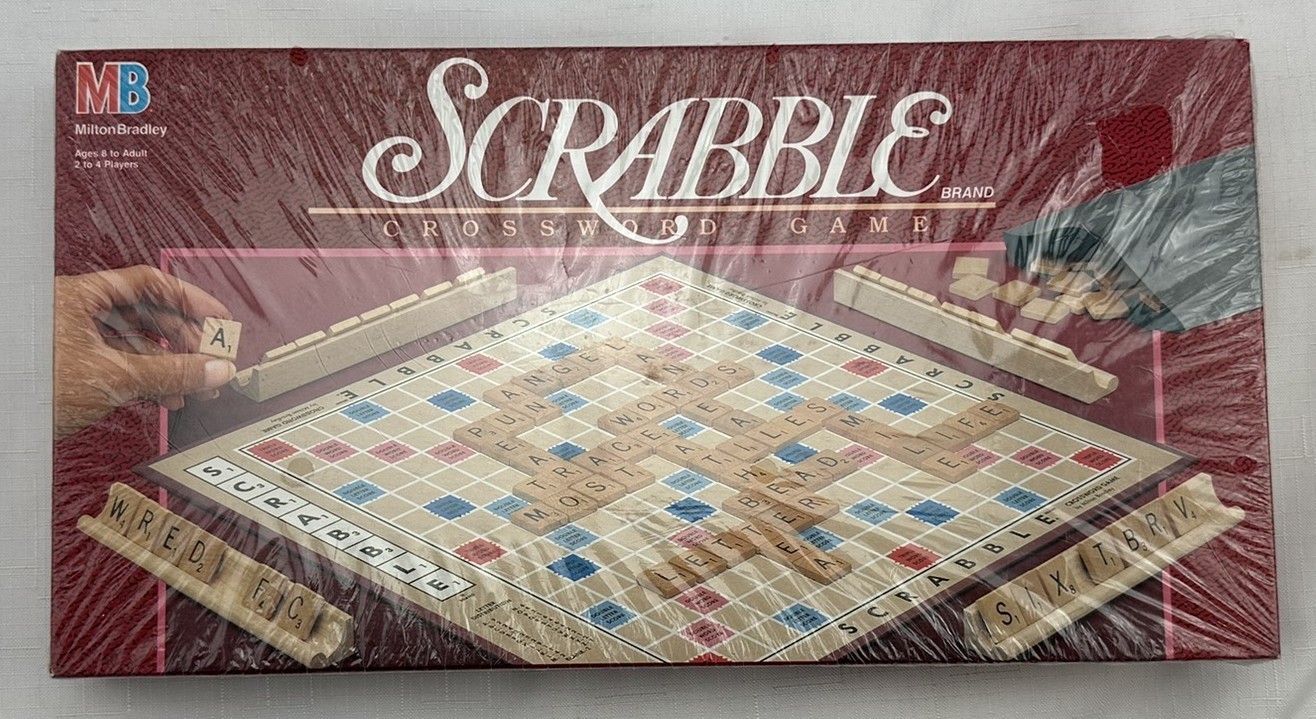 1989 Scrabble Game by Milton Bradley Brand New Sealed FREE SHIPPING