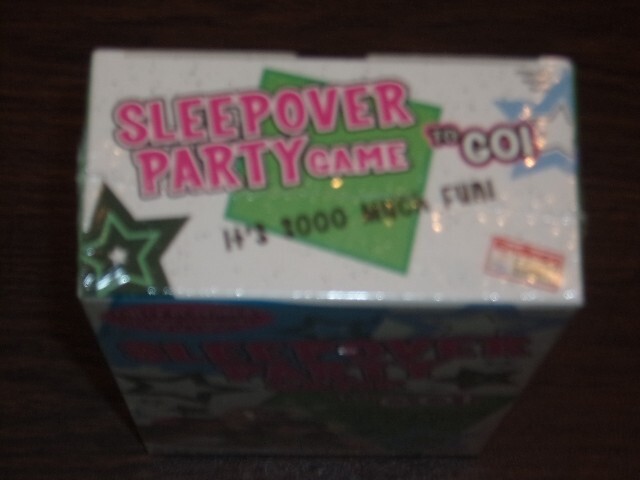 NIB 2017 Sleepover Party Game To Go! Fun Girls Night 100 Stunts By Endless Games