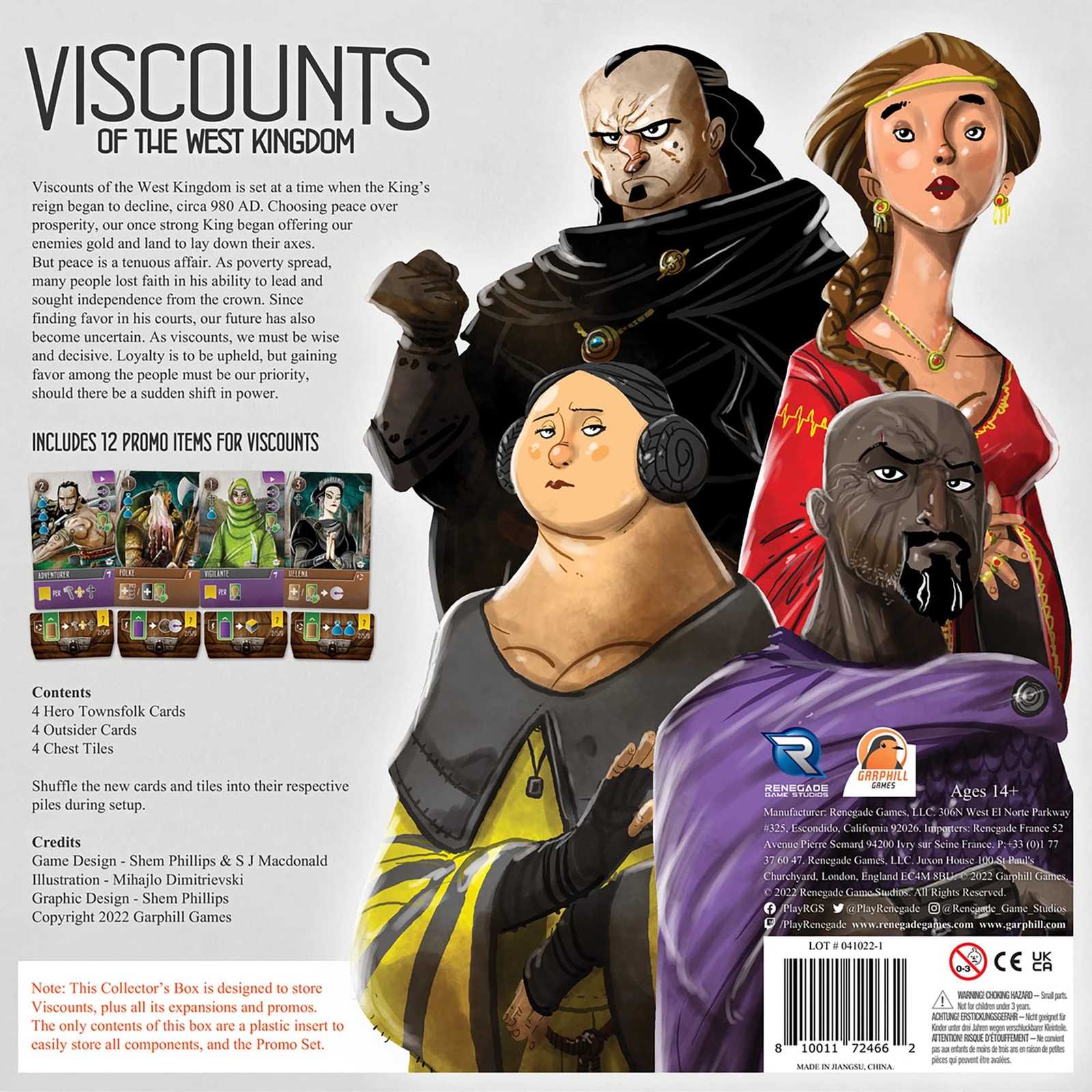 Viscounts of the West Kingdom Collector’s Box