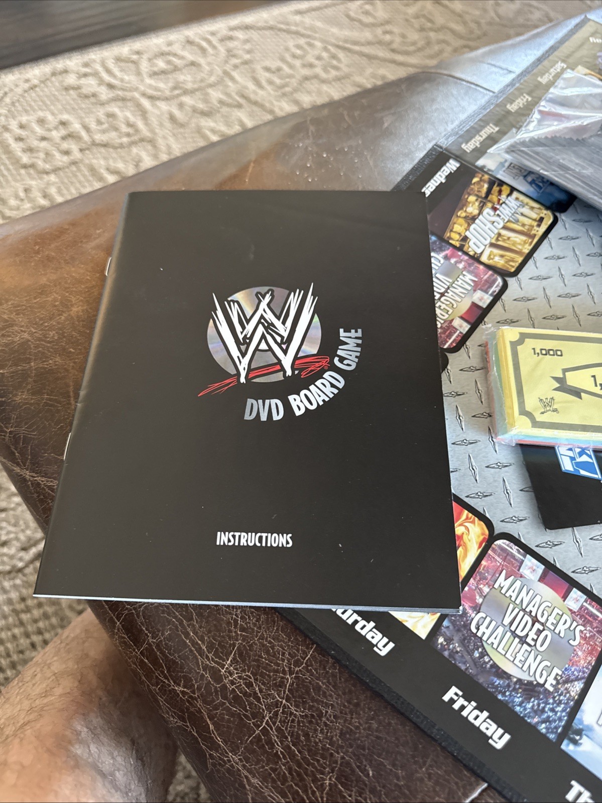 WWE DVD BOARD GAME 1st EDITION 2005 COMPLETE WRESTLING RAW SMACK DOWN