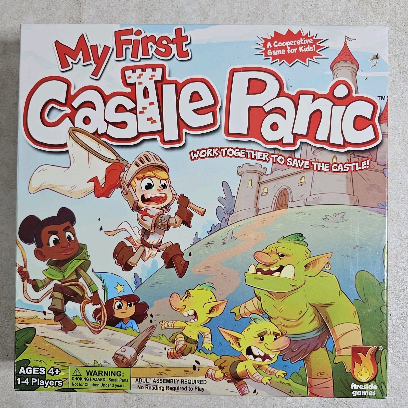 My First Castle Panic Age 4 and Up Fireside Games 2019 Board Game Complete
