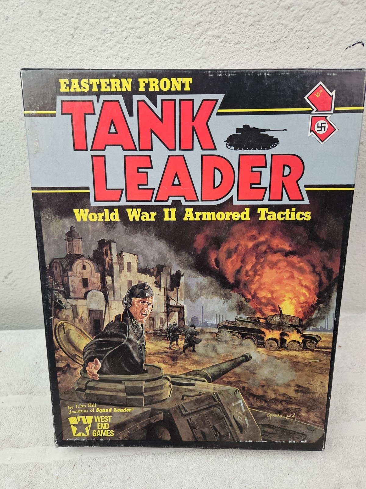 WEST END GAMES TANK LEADER GAME EASTERN FRONT 1986 VINTAGE CARDS UNPUNCHED