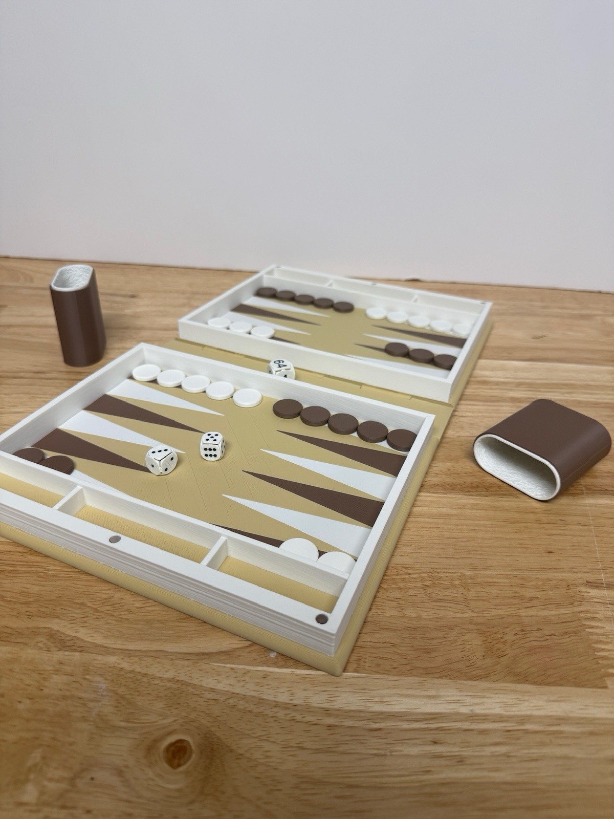 Book Board Game Set 7-in-1 Bookshelf Travel Games Chess Backgammon Mancala Gift