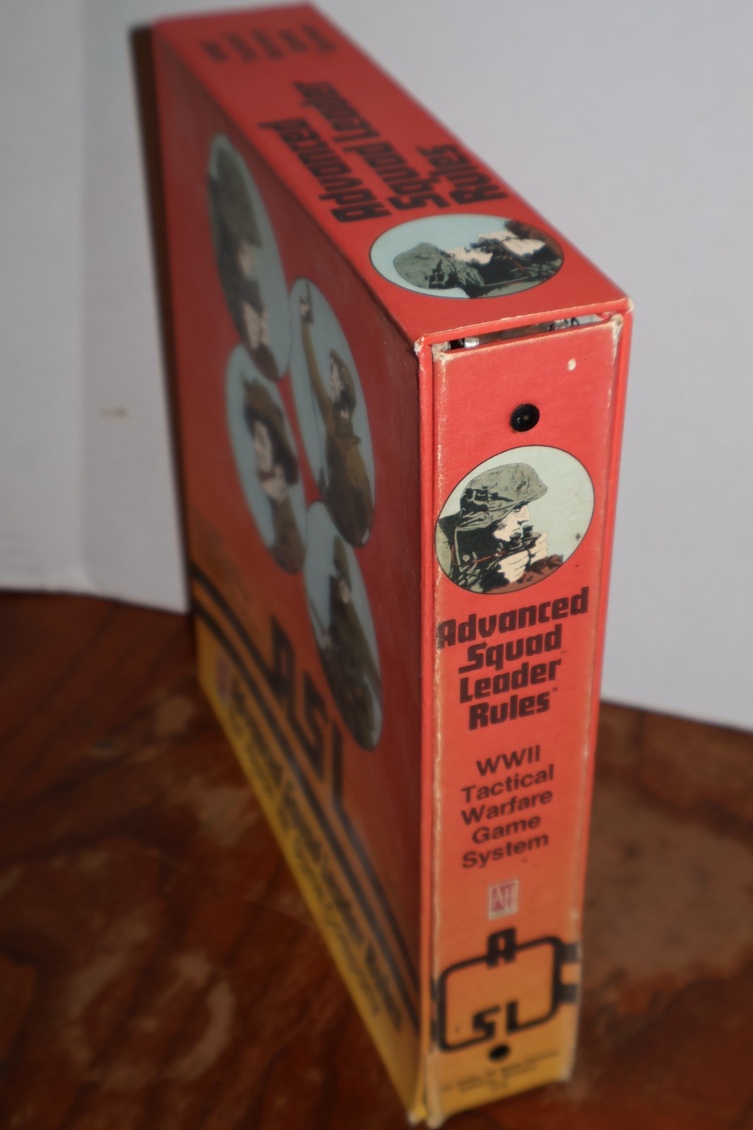 ASL Advanced Squad Leader Rules The Avalon Hill Game Company 1985 Binder + Cover