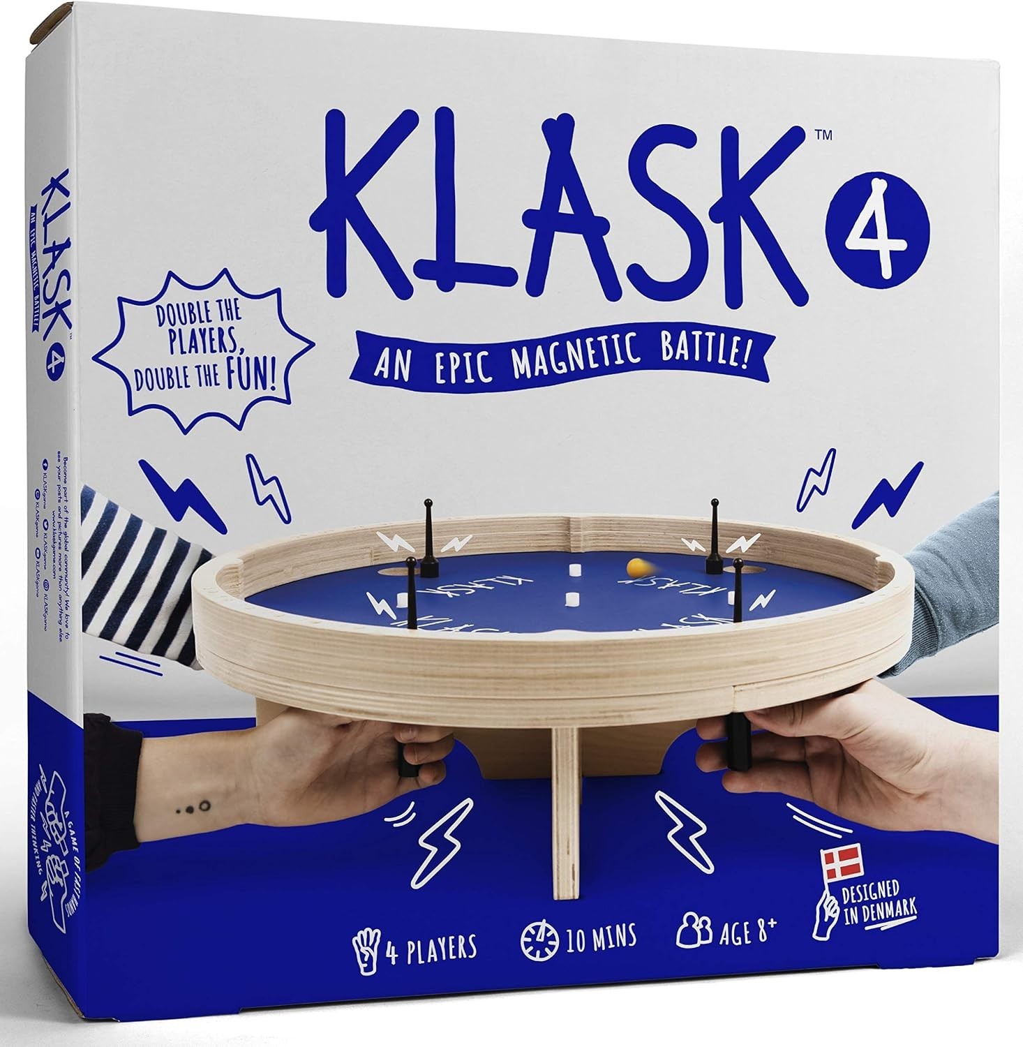 4 Player Wooden Foosball Air Hockey Game Perfect for Family Gatherings