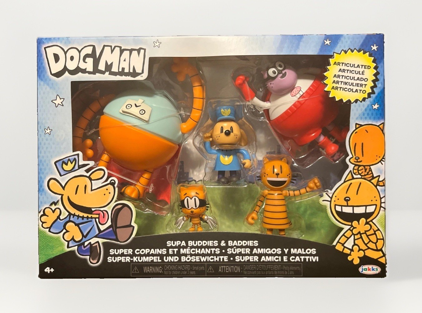Dog Man 2.5 Scale Action Figures Multipack Wave 4 Jakks Inch Supa Buddies Part