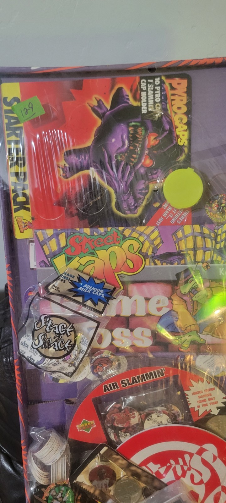90s Street Kaps Mega Slam Fun Tray Michael Jordan Pog Pack Factory Sealed