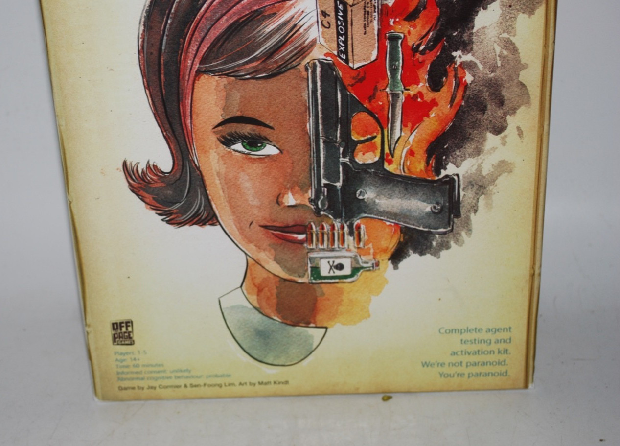MIND MGMT: The Psychic Espionage Board Game – Off The Page Games – Open Box