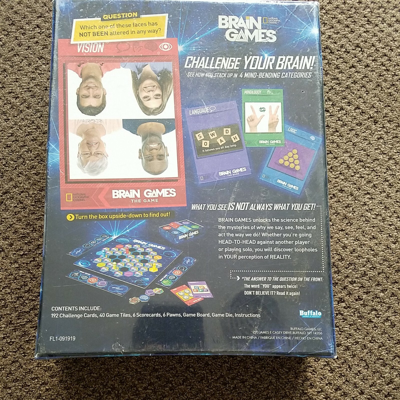 Sealed National Geographic Channel Brain Games The Game