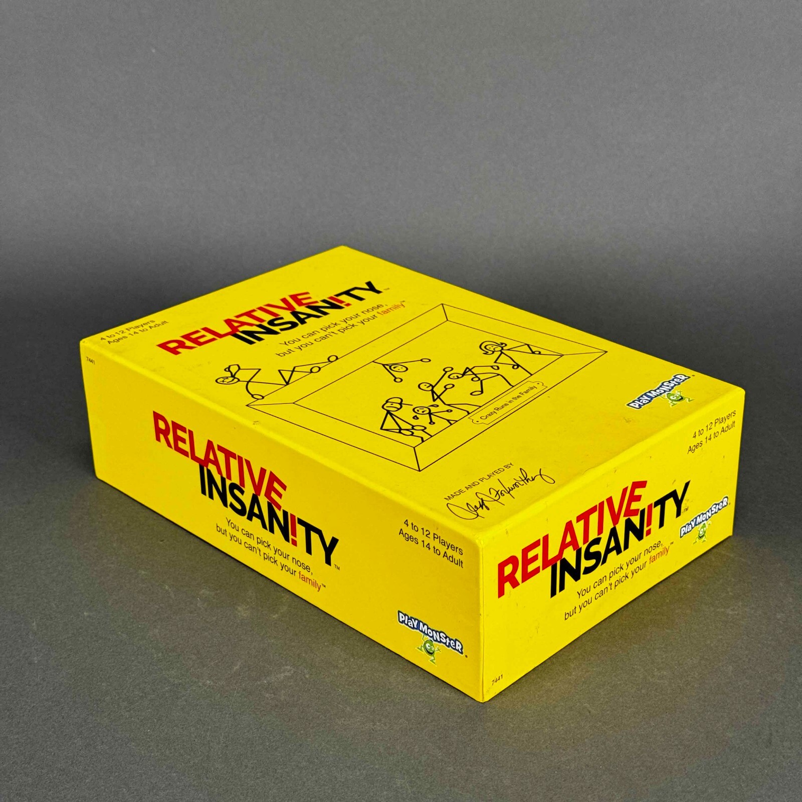 Open Box w/ Sealed Cards Relative Insanity Family Game Play Monster Foxworthy