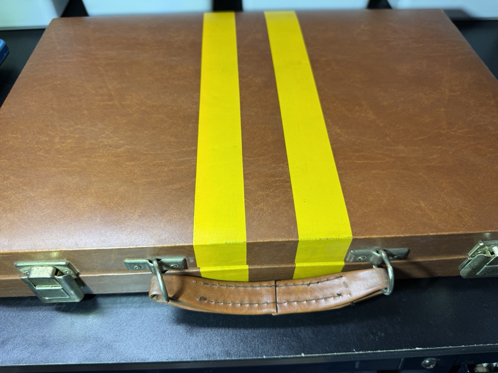 Vintage Backgammon Portable Set Brown
