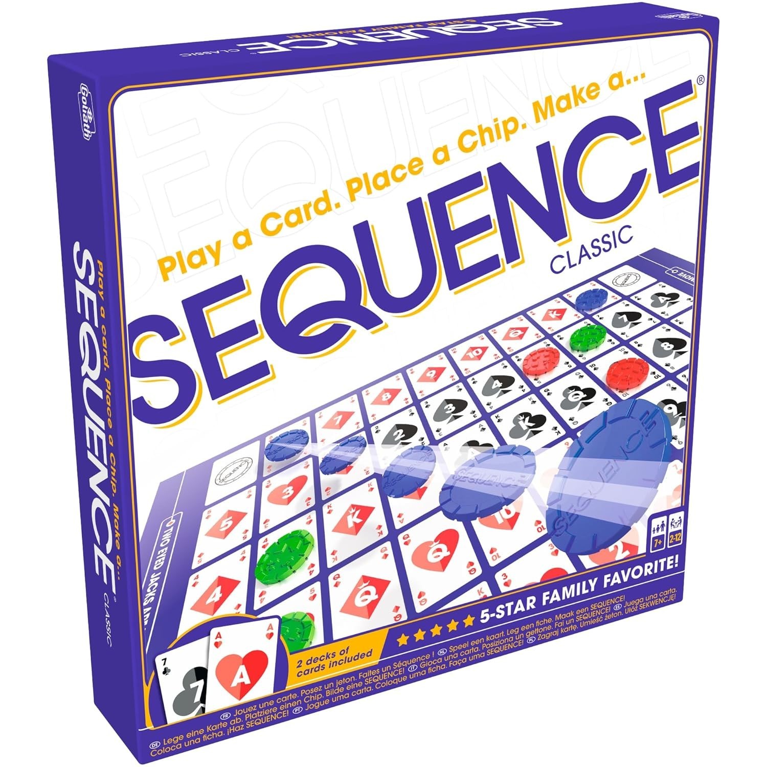 SEQUENCE Game for Kids and Families, No Batteries Required, Fun for All Ages