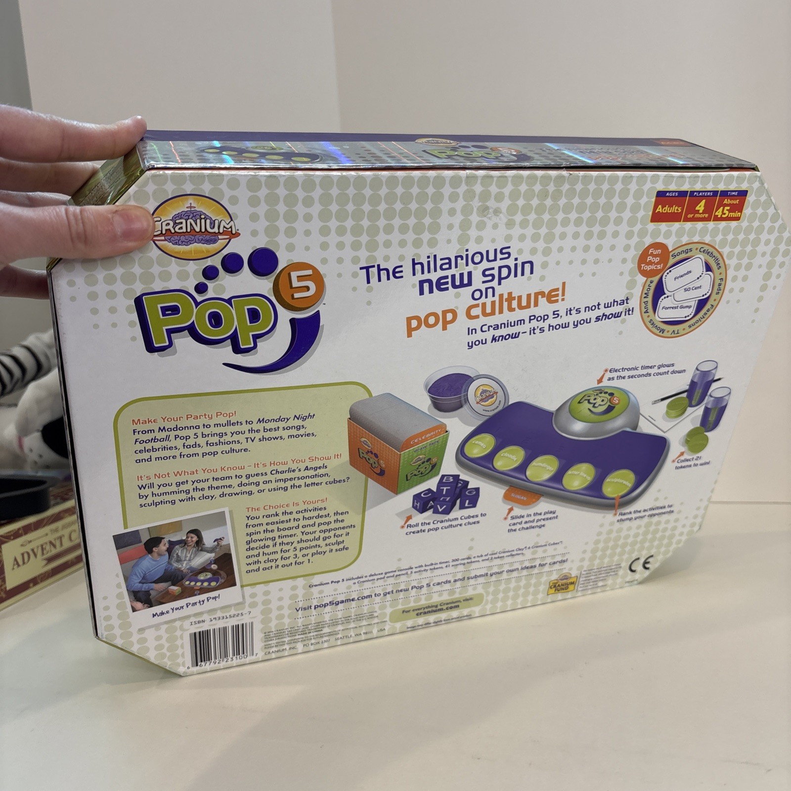 Cranium Pop 5 Adult Pop Culture Trivia Console Board Game ~ new opened box